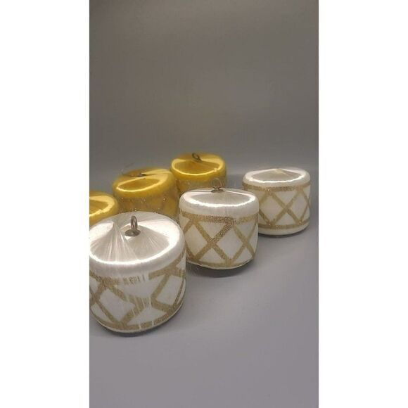 Lot of (10) Vintage Silk Thread Christmas Tree Ornaments - Picture 3 of 5